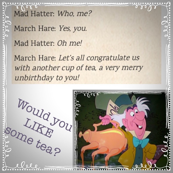 🎩The Mad Hatter’s Tea Party🎂🎁🍶 - Picture 3 of 6